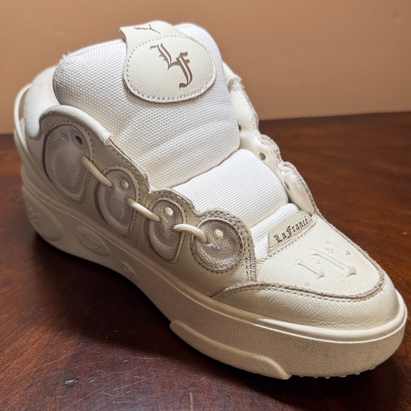 Puma Cream Athletic Shoes